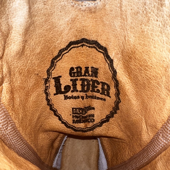 Original Gran Lider leather western riding boots with buckles - Picture 6 of 8